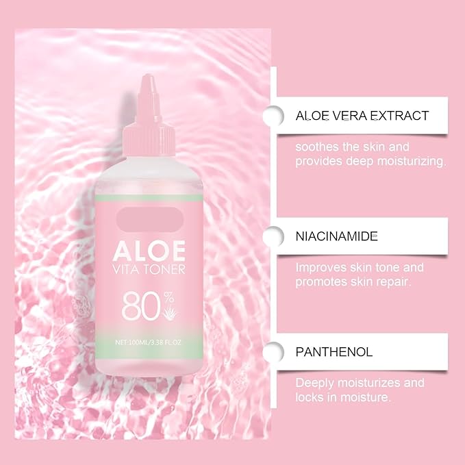 Hydrating Toner For Face - Moisturizing & Repairing, Soothes Damaged Skin, Controls Oil, Leaves Skin Clear & Tender(2PCS)