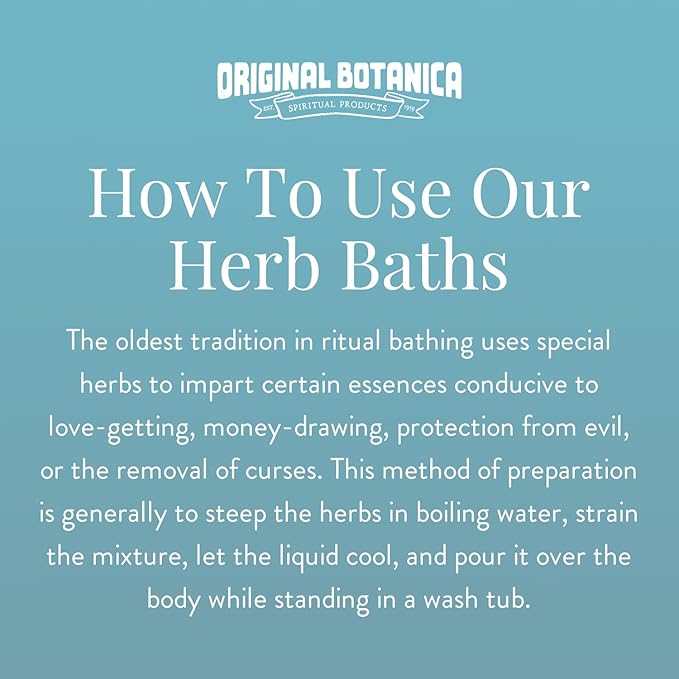 Original Botanica Love Herb Bath Spiritual Cleansing Body Wash Ritual Negative Energy Protection Herb Purification Attract Love Lover Bring Back Ex