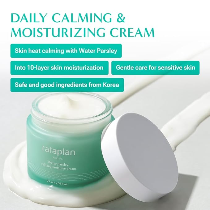 rataplan Water Parsely Calming Toner, Serum, Moisture Cream Triple Set