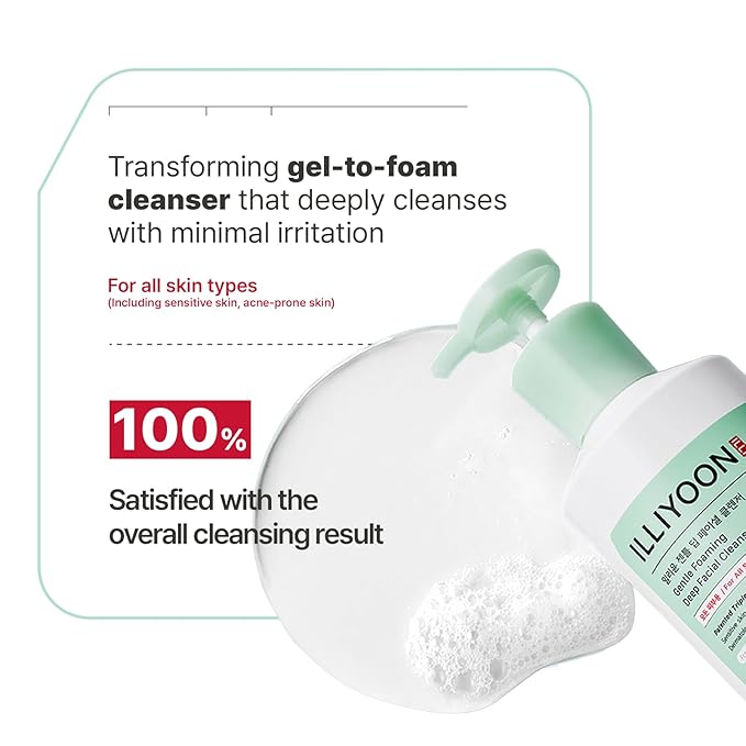 Illiyoon Gentle Deep Face Wash with Gentle Deep Makeup Remover