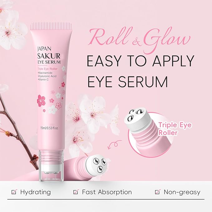 Skin Care Set, Gift Sets Skin Care Kit for Teenage Girls - JAPAN Cherry Blossom Skincare Sets Cleanser, Toner, Serum, Face Cream, Travel Kit for Women Kids Teenagers(15pcs)