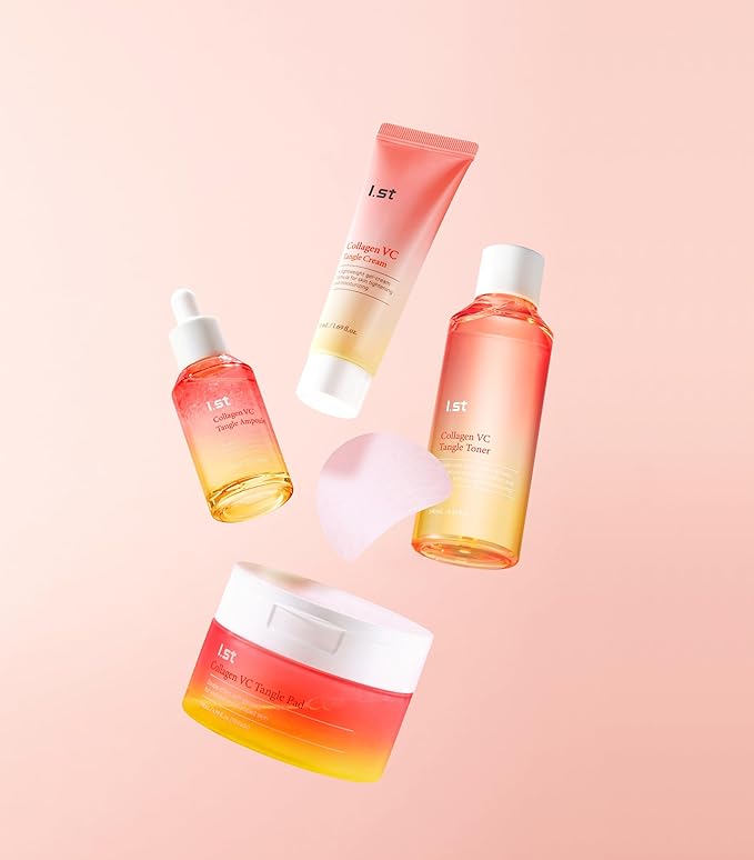 I.st Collagen VC Bounce Toner, Pore Refining & 10-Layer Hydration, pH Balancing, Gentle Formula, French Collagen and Vitamin Complex, Korean Skin Care, 190 mL / 6.42 Fl Oz