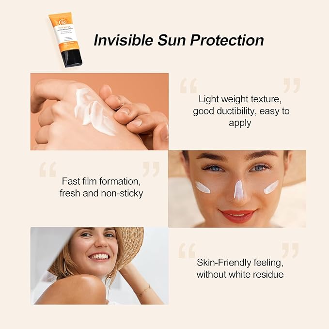 NEUTRIHERBS Sunscreen Tinted SPF 50 Face & Body PA++++ Sunblock Lotion, Broad Spectrum, Vitamin E & C Face Sunscreen