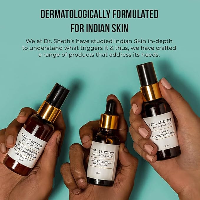 Dr. Sheth's Cica & Ceramide Face Serum | With 2% Squalane, Marula Oil, 1% Ceramide Complex & Centella Extract Face Serum For All Skin Types -30ml