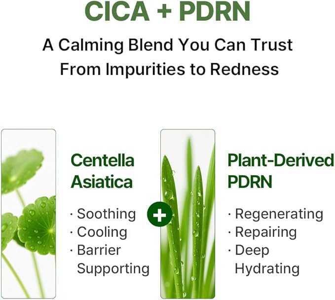 NACIFIC CICA PDRN First Toner 5.07 fl oz 150ml, Centella Asiatica & PDRN for Sensitive Skin, Cooling Spot Toner, Balancing & Soothing Korean Skincare