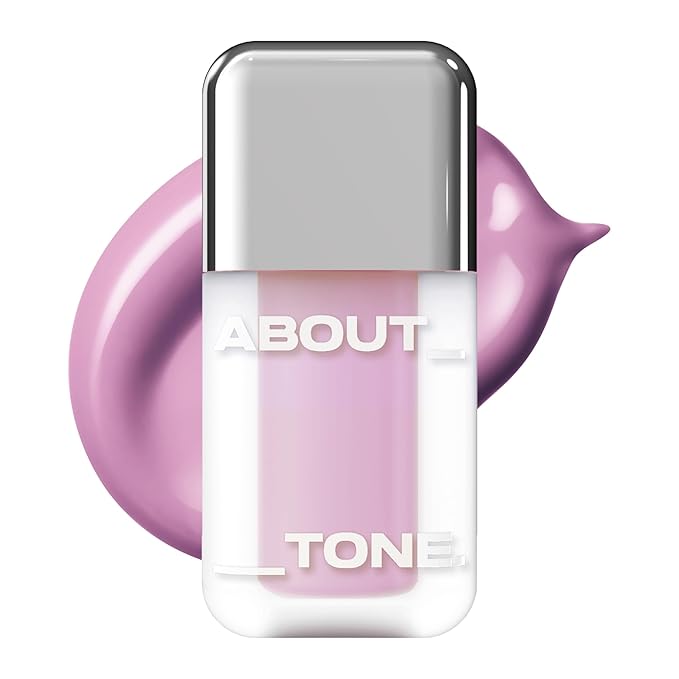 ABOUT TONE Skin Layer Fit Blusher – Semi Matte Cover Fit & Semi Glow Water Fit – High-Fitting Liquid Blush for Longwear Color, Intense Pigment, Smooth Adhesion – Korean Beauty (W08 DEWY PLUM)