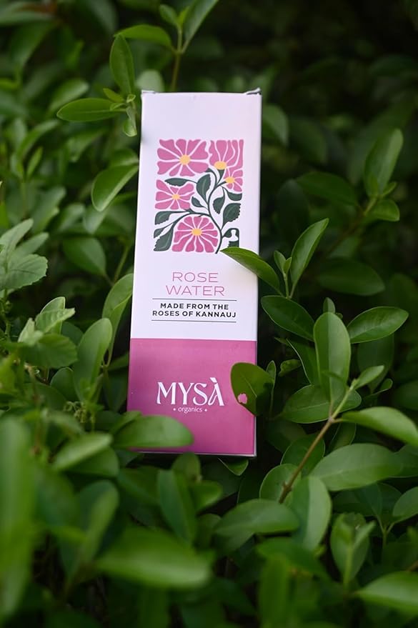 Pure Rosewater | for Skin Toning, Makeup Remover, Hydration, Face Toner, and Refreshing Mist | Gulab Jal | 100% Natural, Organic | Zero Artificial Fragrance & Alcohol | Rose Flower Distillate