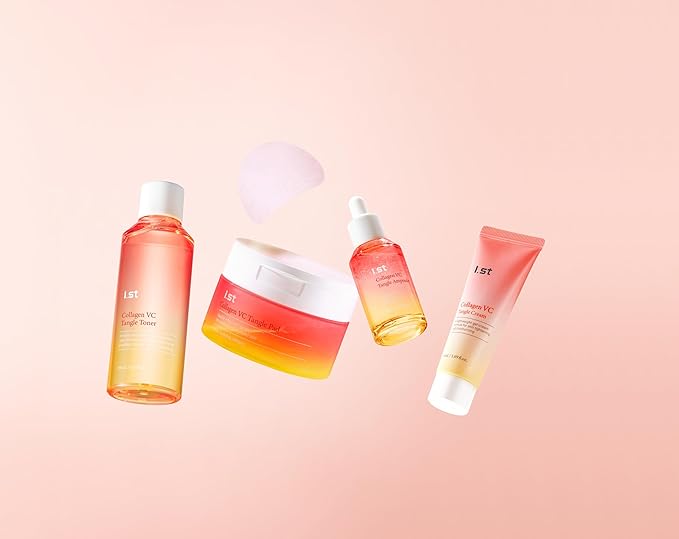 I.st Collagen VC Bounce Toner, Pore Refining & 10-Layer Hydration, pH Balancing, Gentle Formula, French Collagen and Vitamin Complex, Korean Skin Care, 190 mL / 6.42 Fl Oz