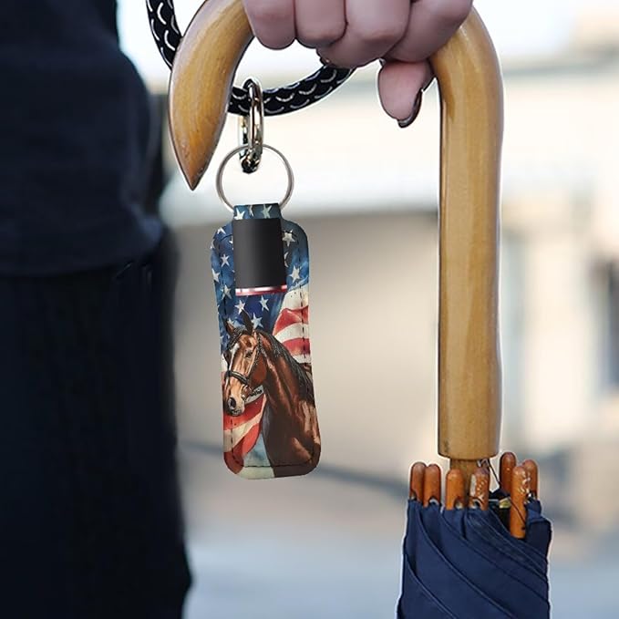 Pensura Chapstick Holder Keychain Fashion 5 Pcs Car Keychain Holder Portable Chapstick Holder Keep from Scratched and Dust