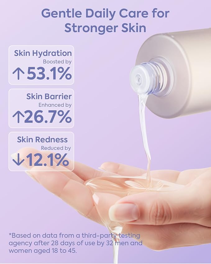 KOMFYMED Revitalizing Facial Toner – Ectoin & Hyaluronic Acid Hydrating Toner for Sensitive Skin, Soothing & Skin-Refreshing Essence for Daily Use (17 Fl. Oz./500 mL)