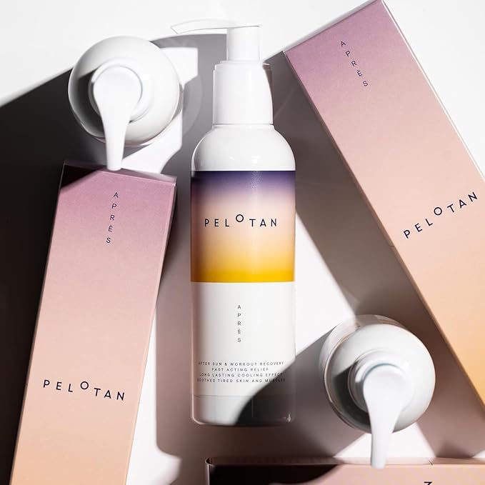 Pelotan Après Aftersun Lotion 200ml – Post-Workout Recovery & Hydration for Cyclists & Runners – Trusted by Pro Athletes – For Sensitive Skin