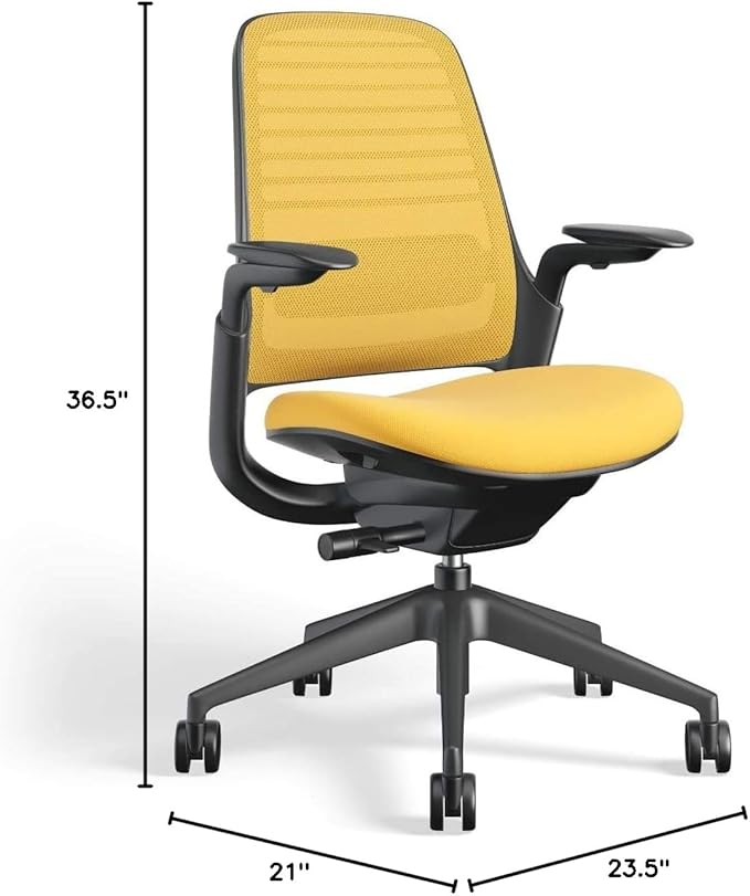 Steelcase Series 1 Work Office Chair, Canary