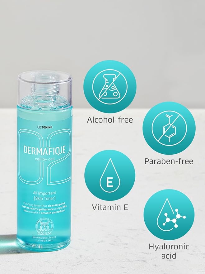 Dermafique All Important Skin Toner, Aqua Marine, 150ml