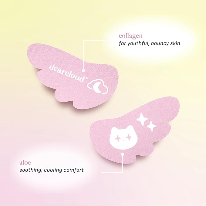 dearcloud UV Block Hydrogel Sun Patches – Korean Skincare Sunscreen for Face & Under Eyes (4 Pairs / 8 Patches)