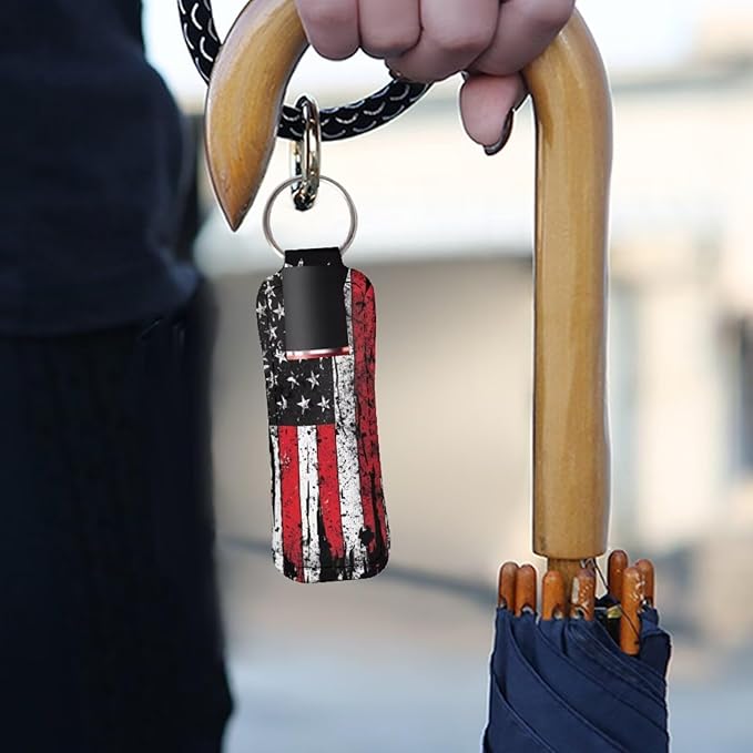 Pensura Chapstick Holder Keychain Fashion 5 Pcs Car Keychain Holder Portable Chapstick Holder Keep from Scratched and Dust