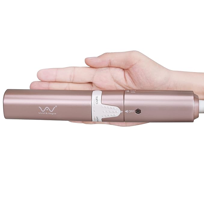 VAV 2 in 1 Iron Hair Straightener and Curler, Curling Iron Ceramic Flat Iron 1 Inch, Instant Heat Up to 400°F, Dual Voltage Mini Curling Wand Travel Size 01