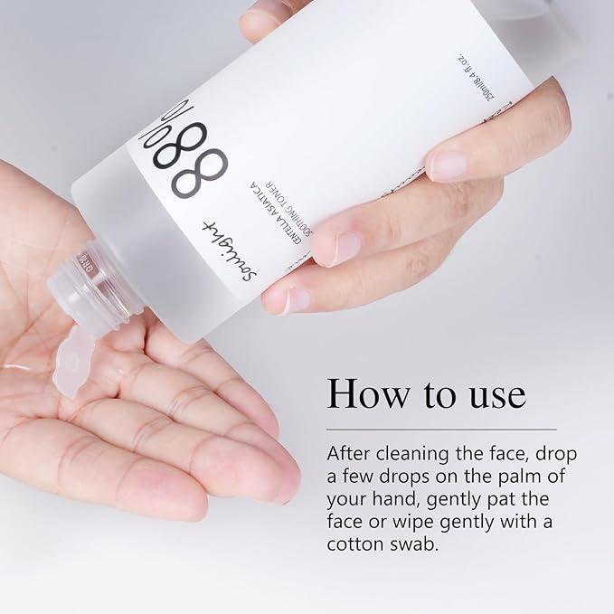 Soulight 88% Centella Asiatica Soothing Toner, Hydrating Facial Toner with Plant Extracts, Gently Exfoliates, Toning Water Diminished Dullness & Fine Lines, Smooths Skin Texture, Rejuvenate Your Skin