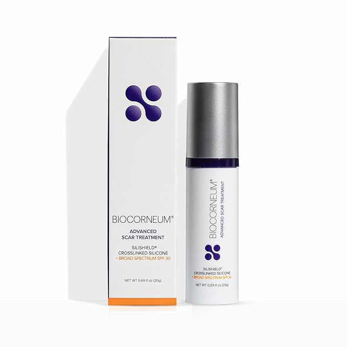 Advanced Scar Treatment with Silishield® & SPF 30 20g – Silicone Scar Gel for Surgical Scars & Keloids – Scar Cream for Old or New Scars – Surgeon Recommended – Safe for Adults & Kids – Made in USA