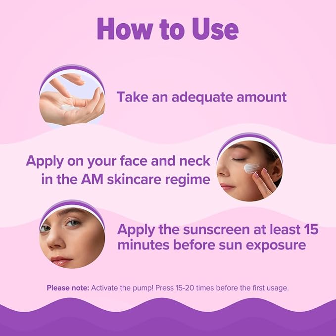 Aqualogica Illuminate+ Dewy Sunscreen SPF 50+ PA++++ with Wild Berries & Alpha Arbutin - 50 g Broad Spectrum SPF 50+ PA++++ UVA/B & Blue Light Protection Anti-Pollution Factor (APF) Technology