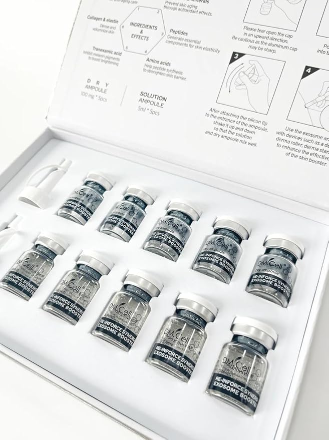Generic Exosome ampoule (Dry ampoule 100mg*5pcs, Liquid ampoule 5ml*5pcs) - Korean Skincare, Exosomes for skin