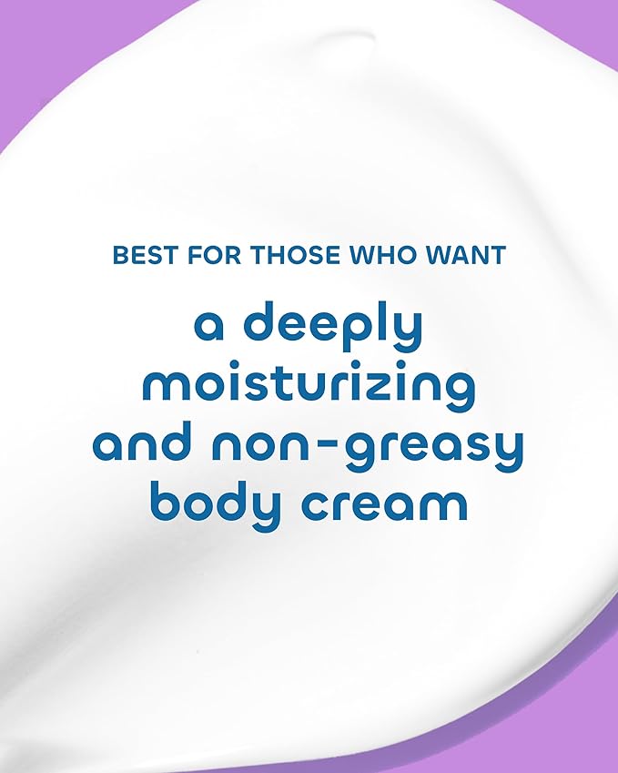 Seaweed Bath Co. Hydrate Body Cream - Lavender - Hydrating Scented Moisturizer for Body and Hands - With Vitamin E, Hyaluronic Acid and Shea Butter for Dry Skin - 6 oz