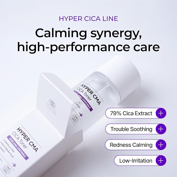 IZEZE Hyper CMA CICA Toner 5.07 fl.oz, 150 ml | Low-Irritation Centella Asiatica Facial Calming Toner, Korean Skincare for Sensitive Skin, Soothing for Acne Prone Skin, Skincare Coreano