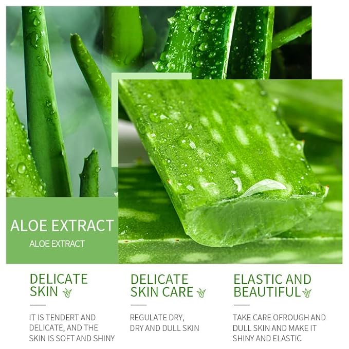 New Soothing Moisture - Aloe Vera Moisturizer for Face, Scalp, Hair - Aloe Vera Gel for Skin and Sunburn Relief - 10.58oz