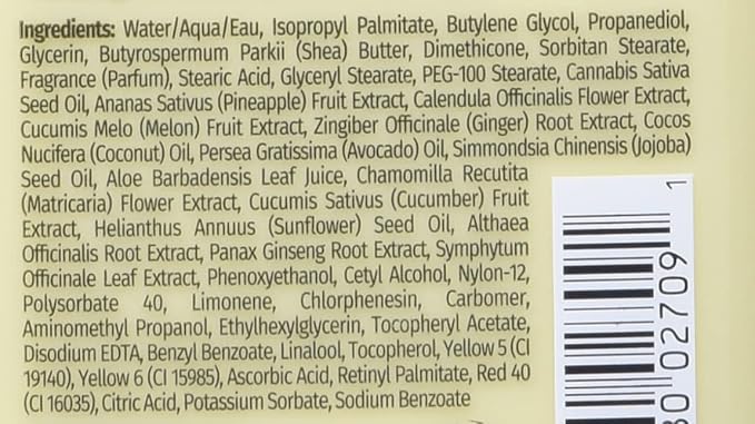 Hempz Body Lotion - Sweet Pineapple and Honey Melon - Daily Moisturizing Cream - 17oz,(Pack of 2)