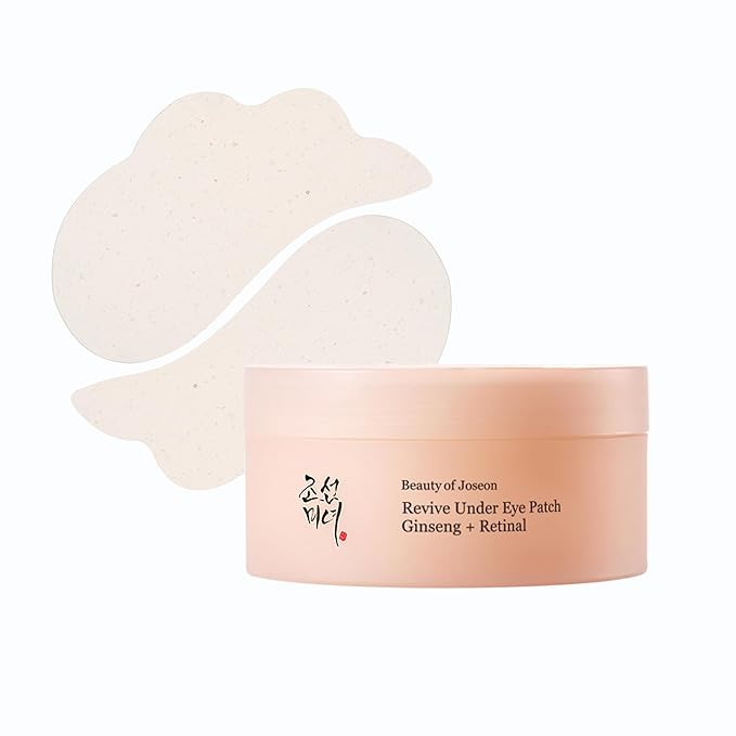 Beauty of Joseon Wrinkle Care Duo Set Revive Eye Serum (30ml / 1 fl oz) & Revive Ginseng Eye Patch (60 Sheets / 30 Pairs) Korean Skincare