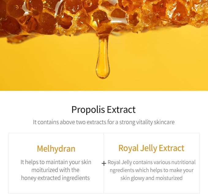 JMSolution Honey Luminous Royal Propolis Toner XL Black – Intensive Moisture Care Hydrating Toner - 20.3 fl oz