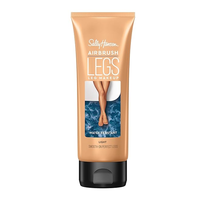 Sally Hansen Airbrush Legs Leg Makeup Lotion | Easy Application, Flawless-Looking Legs, Water-Resistant, Transfer-Proof | Light | Subtle Sun-Kissed Finish