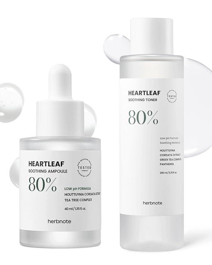 Heartleaf Soothing Moisture Ampoule & Heartleaf Soothing Moisture Toner Bundle