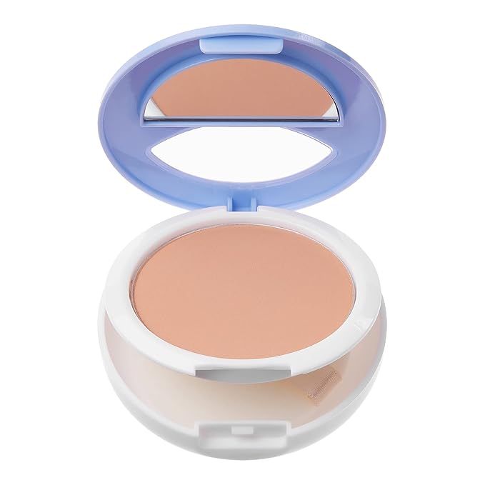 Ruby Kisses No More Blemish Face Powder with Salicylic Acid Korean Makeup Matte Finish Full Coverage Pressed Powder (Golden Beige)