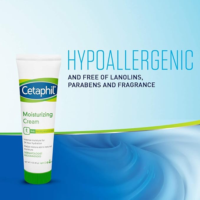 Cetaphil Moisturizing Cream, 3 oz (Pack of 3)