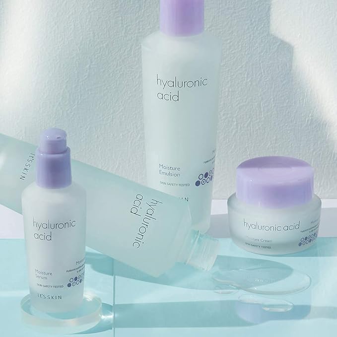 It'S SKIN Hyaluronic Acid Moisture Emulsion, Face Emulsion Moisturizer for Healthy Skin, Nourishing &Hydrating, Dewy Glow Anti-aging Lotion, 5.07 fl.oz.