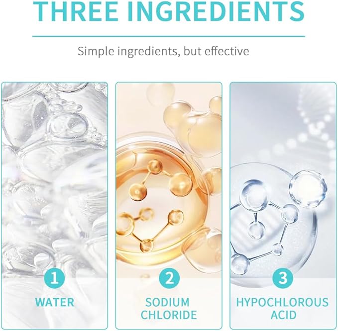 Daily Rescue Facial Spray, Hypochlorous Acid Spray, Reduce Redness and Breakouts, 100% Natural Fragrance Free, Alcohol Free, Oil Free, Cruelty Free Vegan (1)