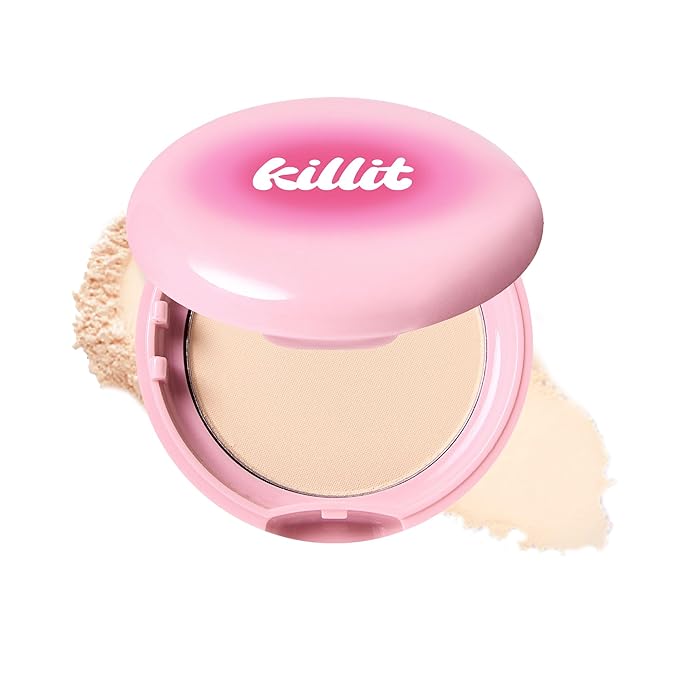 Killit Powder Pact 01 Ivory – Lightweight Compact for Smooth and Natural Finish, Pore-Blurring and Moisture-Balancing Formula – 9 g/Made in Korea