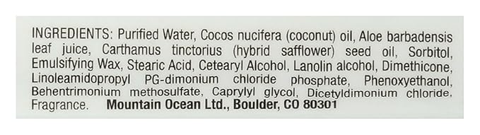 Mount Hagen Mountain Ocean Skin Trip Moisturizer, Coconut, 8 oz.