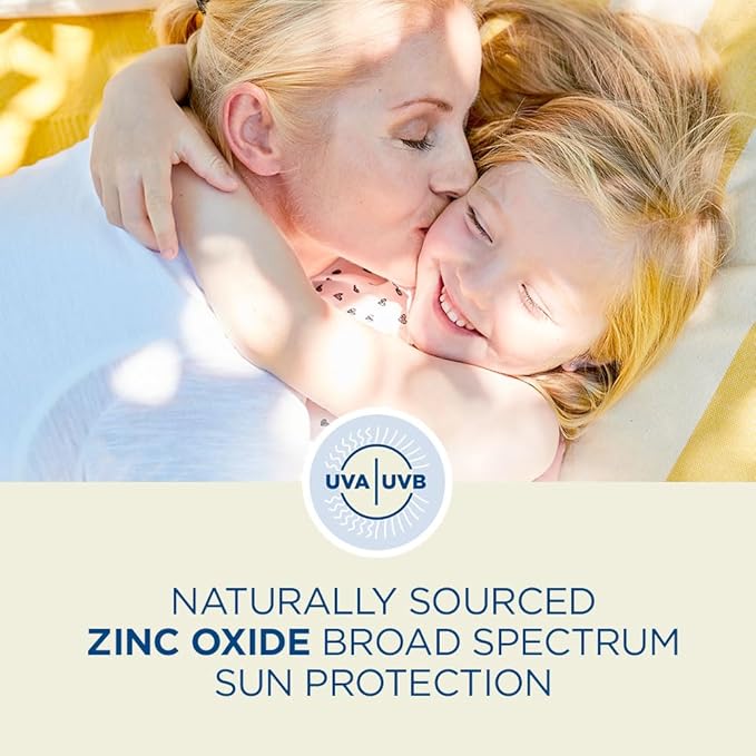 Coppertone Pure and Simple Zinc Oxide Mineral Sunscreen Lotion SPF 50, Water Resistant Sunscreen for Sensitive Skin, Hypoallergenic and Fragrance Free, 6 Fl Oz Bottle, Pack of 2
