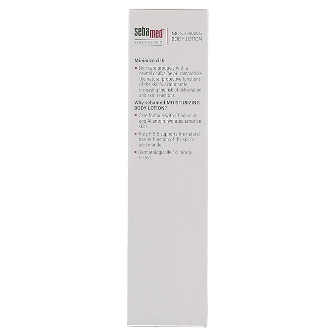 Sebamed Moisturizing Lotion pH 5.5 for Sensitive Skin Dermatologist Recommended Moisturizer 6.8 Fluid Ounces (200 Milliliters)