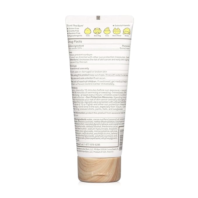 Baby Bum SPF 50 Sunscreen Lotion | Mineral UVA/UVB Face and Body Protection for Sensitive Skin | Fragrance Free | Travel Size | 3 FL OZ (Pack of 2)