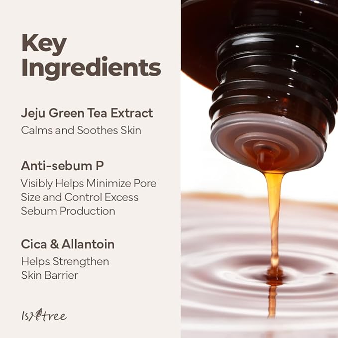 ISNTREE Green Tea Fresh Toner 200ml, 6.76 fl oz + Green Tea Fresh Cleanser 120ml, 4.05 fl.oz