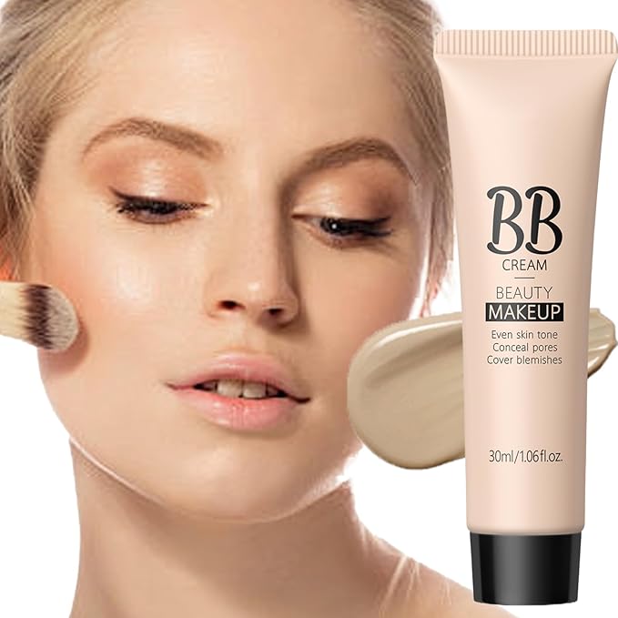 30ml Moisturizing BB Cream Foundation For Makeup | Nourishing Lotion, Sunlight Blocking Cosmetics - Helps To Improve Skin Texture & Radiance(D#)