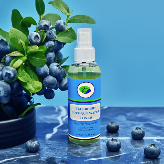 Blueberry Coconut Water Toner for Face and Neck | Anti-Aging Toner | Hydrating Toner | Moisturizing Toner