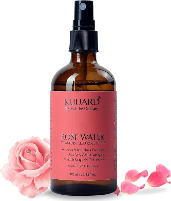 BEMT Premium Steam-Distilled Rose Water | Natural Facial & Hair Mist | Gentle Toning Hydrosol for Daily Beauty Care | Free from Parabens, Alcohol & Added Chemicals | for All Skin Types | 100 ml