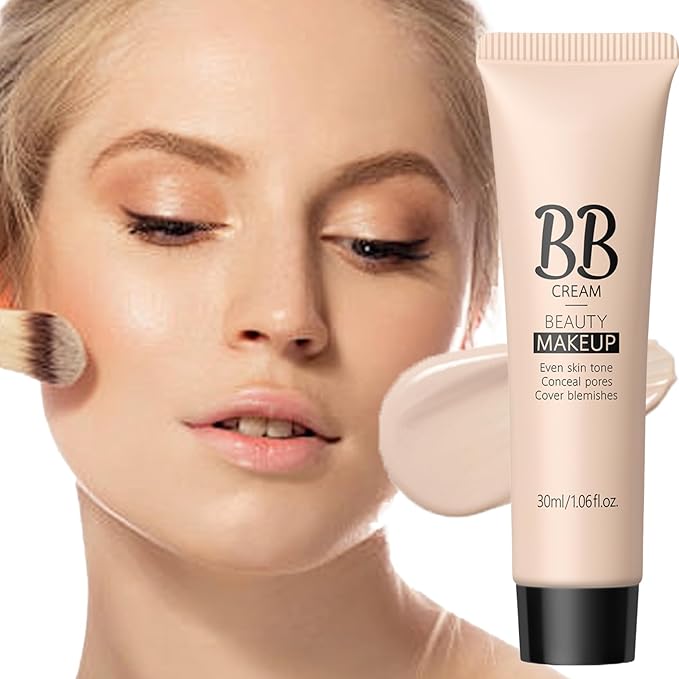 30ml Moisturizing BB Cream Foundation For Makeup | Nourishing Lotion, Sunlight Blocking Cosmetics - Helps To Improve Skin Texture & Radiance(B#)