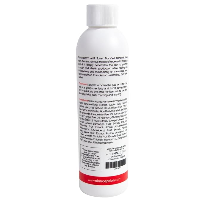 Skinception A.H.A. Toner for Cell Renewal, 6 Ounce