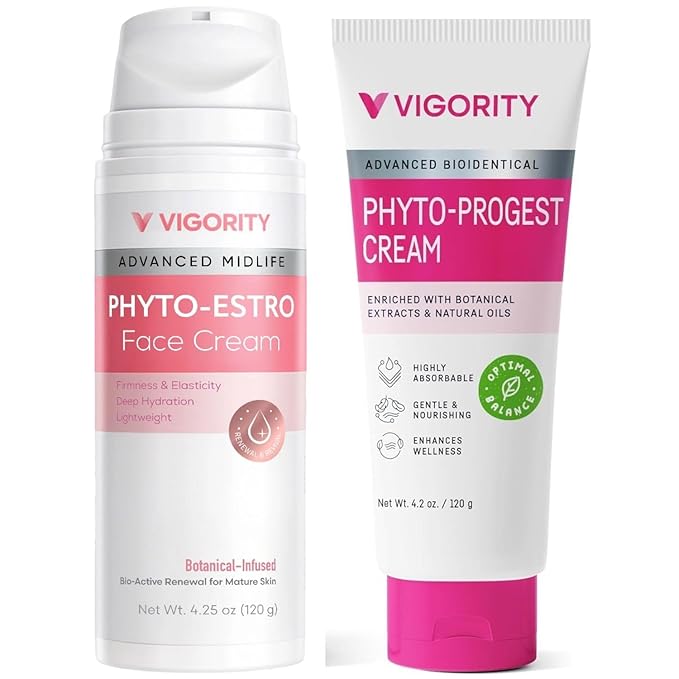 Vigority Women’s Skin Balance & Comfort Duo – Hydration, Firmness & Daily Comfort Care for Mature & Midlife Skin