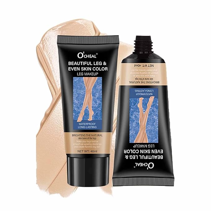 2 Pcs Body Lotion Coverage,Concealer Leg Cream,Tattoo Cover up Tape Moisturizer Leg Makeup Waterproof no Transfer Even Skin Tone Flawless Looking Leg and Body Makeup Foundation(Medium Golw#2 * 2)