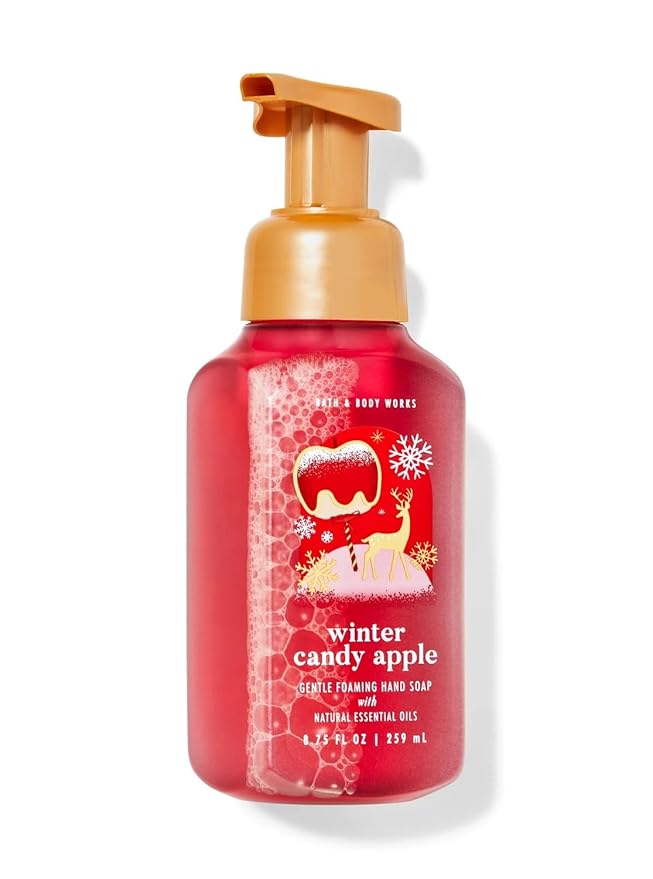 Bath and Body Works WINTER CANDY APPLE Gentle Foaming Hand Soap 8.75 Fluid Ounce (2018 Edition)